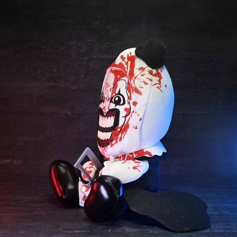 Terrifier 3 - Bloody & Santa Suit Art the Clown Large Plush Bundle