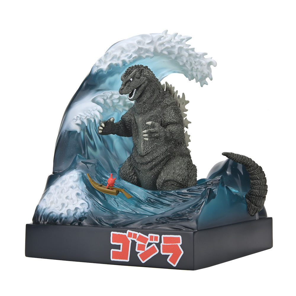 Great Wave Godzilla with Dunny 8" Resin Art Figure (Limited Edition) - NYCC Debut on Kidrobot.com