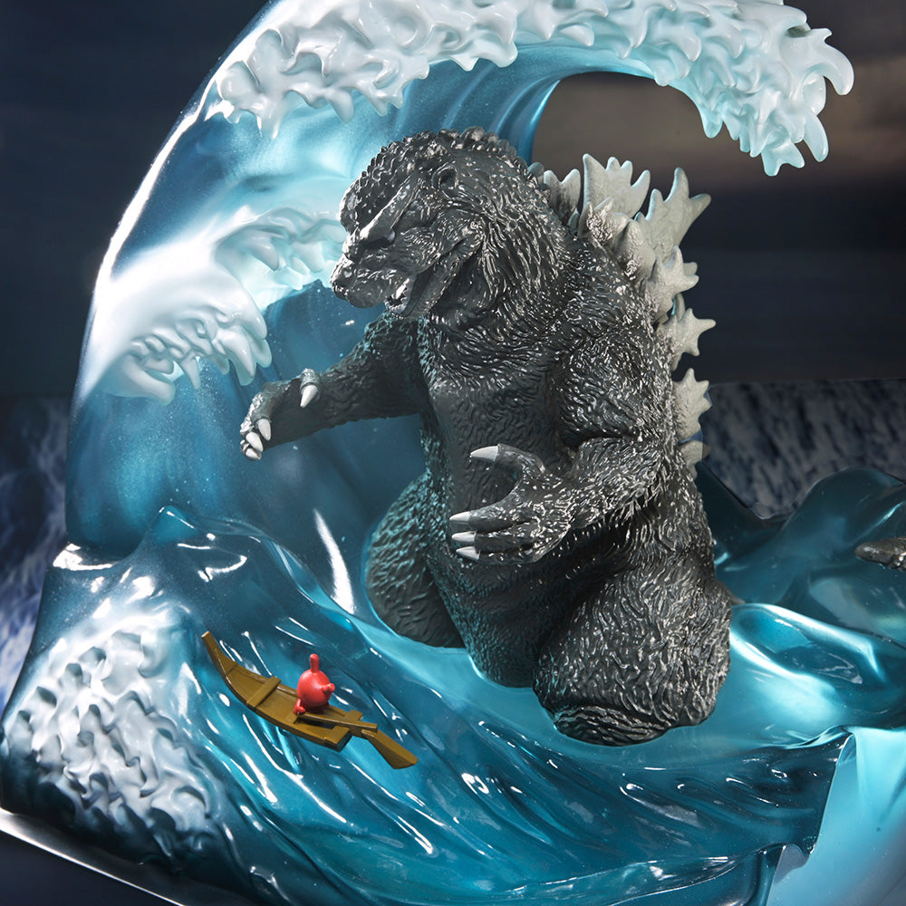 Great Wave Godzilla with Dunny 8" Resin Art Figure (Limited Edition) - NYCC Debut (PRE-ORDER)