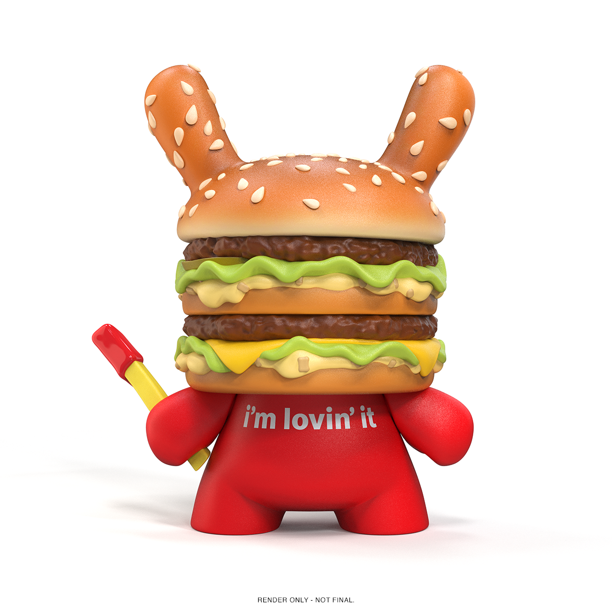 McDonald's Big Mac 8" Vinyl Dunny Art Figure on Kidrobot.com
