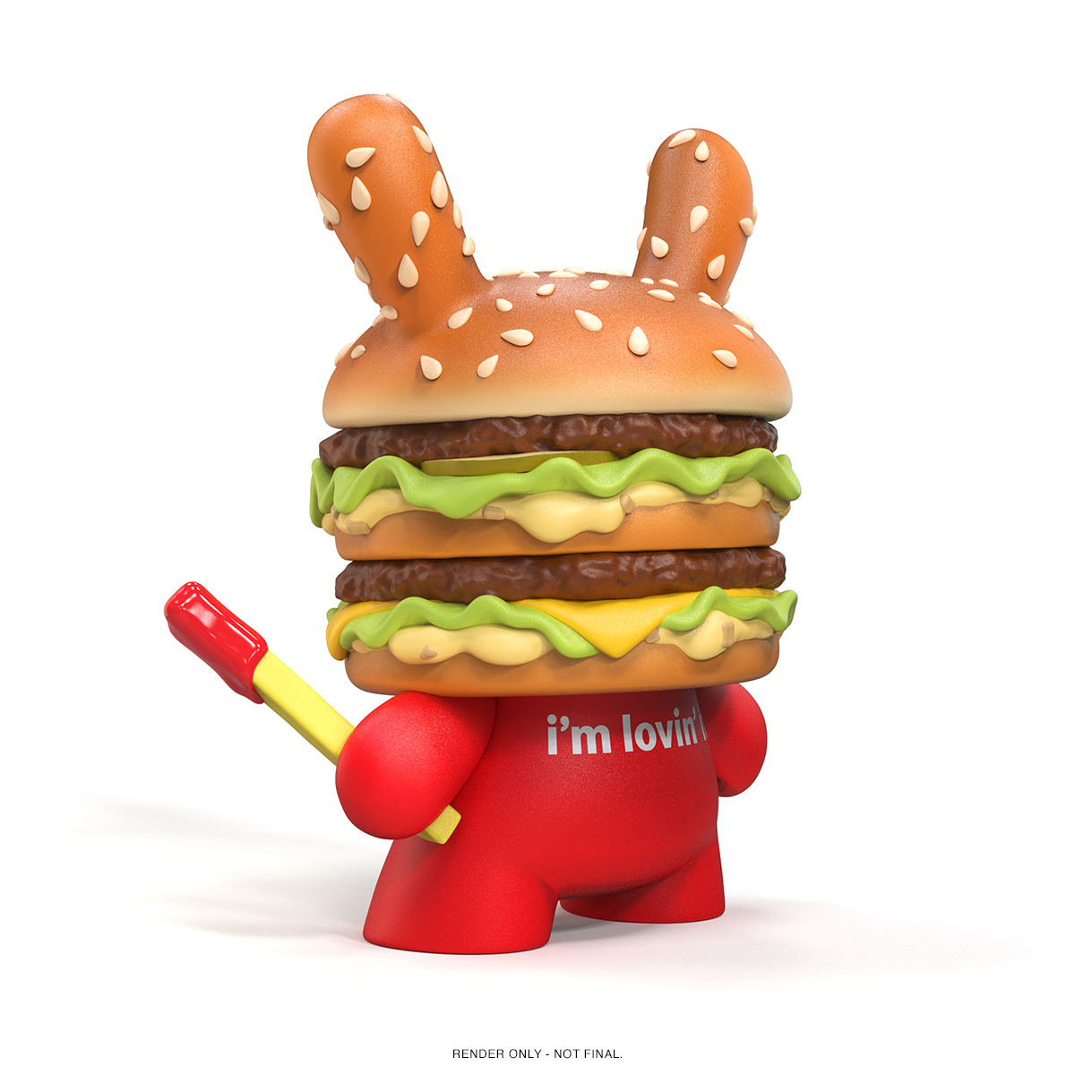 McDonald's Big Mac 8" Vinyl Dunny Art Figure on Kidrobot.com
