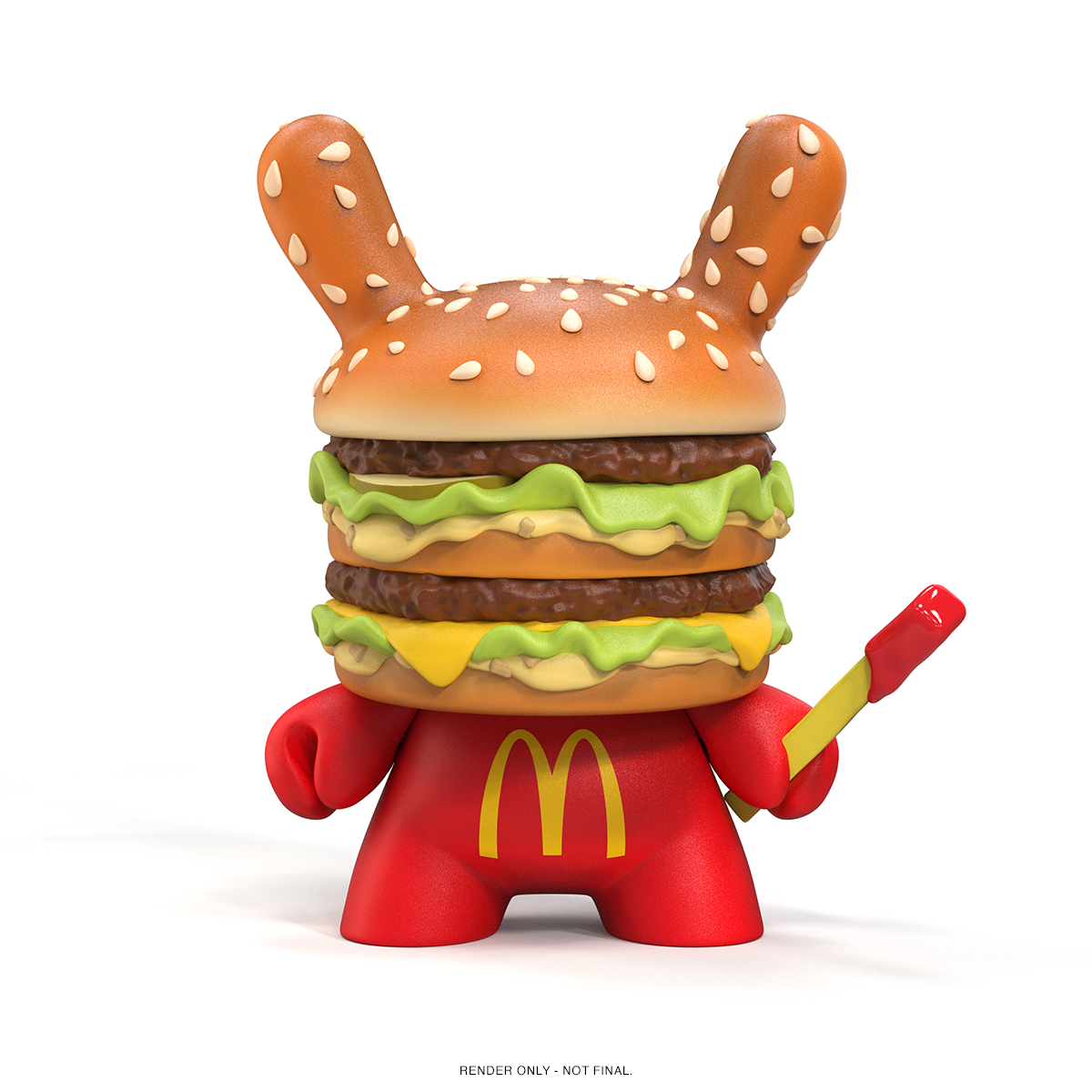 McDonald's Big Mac 8" Vinyl Dunny Art Figure on Kidrobot.com