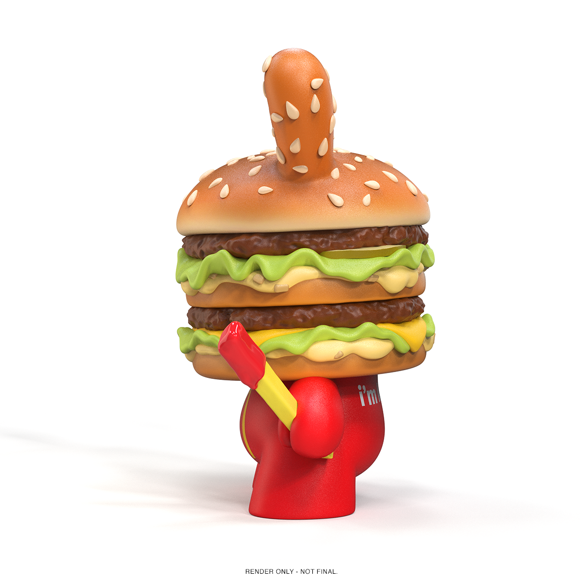 McDonald's Big Mac 8" Vinyl Dunny Art Figure on Kidrobot.com