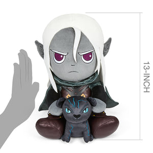 Dungeons & Dragons Drizzt and Guenhwyvar 13" Plush (PRE-ORDER) - Kidrobot