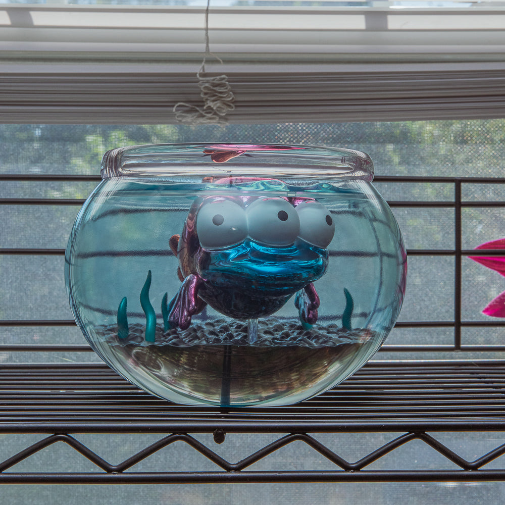 The Simpsons - Blinky in Fish Bowl 5.5” Vinyl Art Figure (Nuclear Electroplate Edition) - NYCC 2025 Debut - Kidrobot