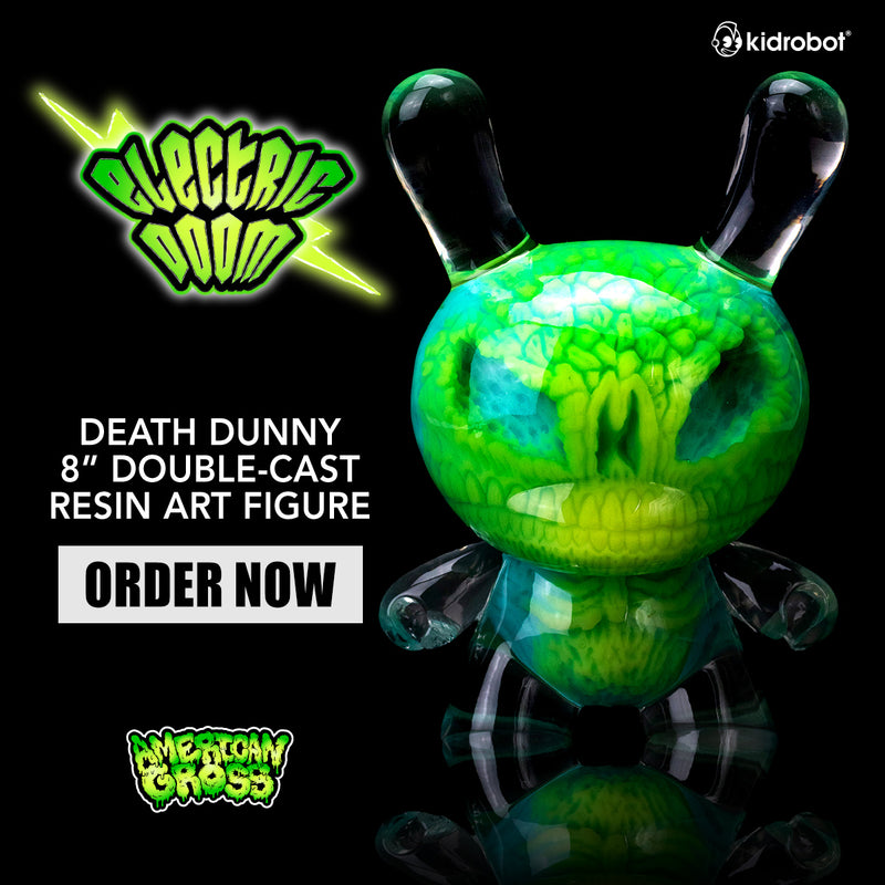 Death Dunny 8" Art Figure by American Gross - Only at Kidrobot.com
