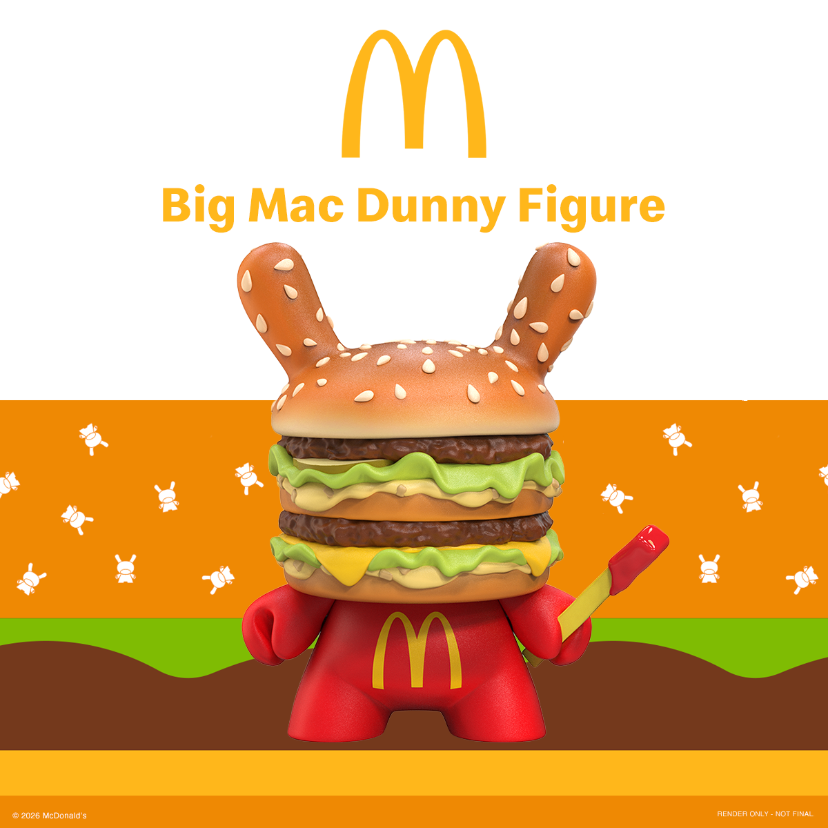 McDonald's Big Mac 8" Vinyl Dunny Art Figure on Kidrobot.com