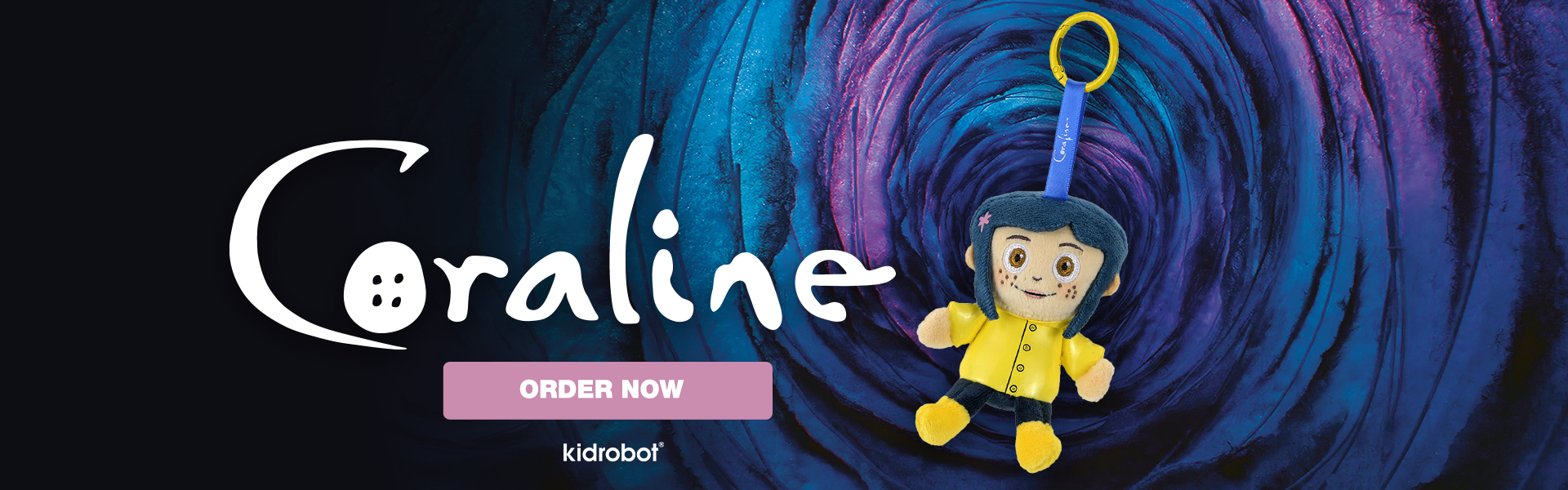 Coraline - Coraline Plush Charm on Kidrobot.com