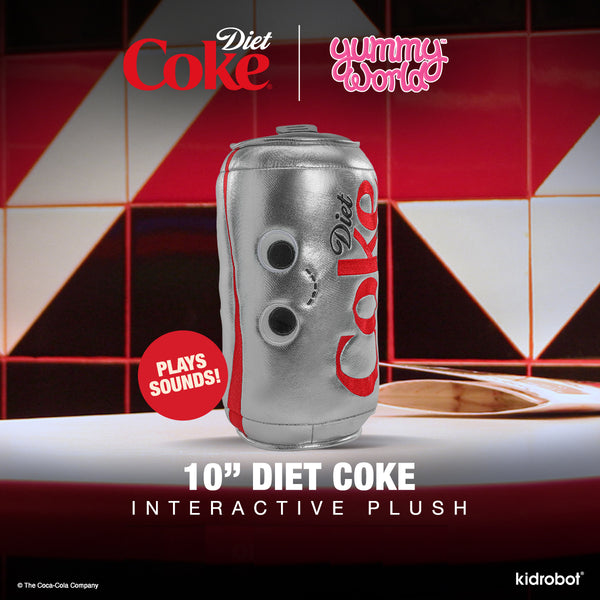 Yummy World & Diet Coke® 10” Can Plush with Sound | Kidrobot