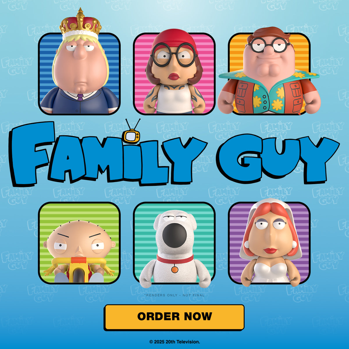Family Guy: Freakin' Sweet 3” Vinyl Mini Figure Blind Box Series - Kidrobot