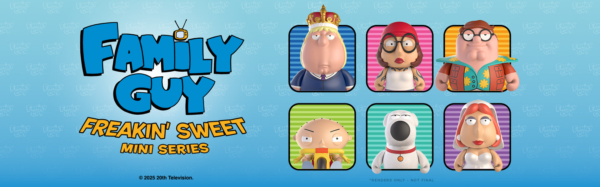 Family Guy: Freakin' Sweet 3” Vinyl Mini Figure Blind Box Series - Kidrobot