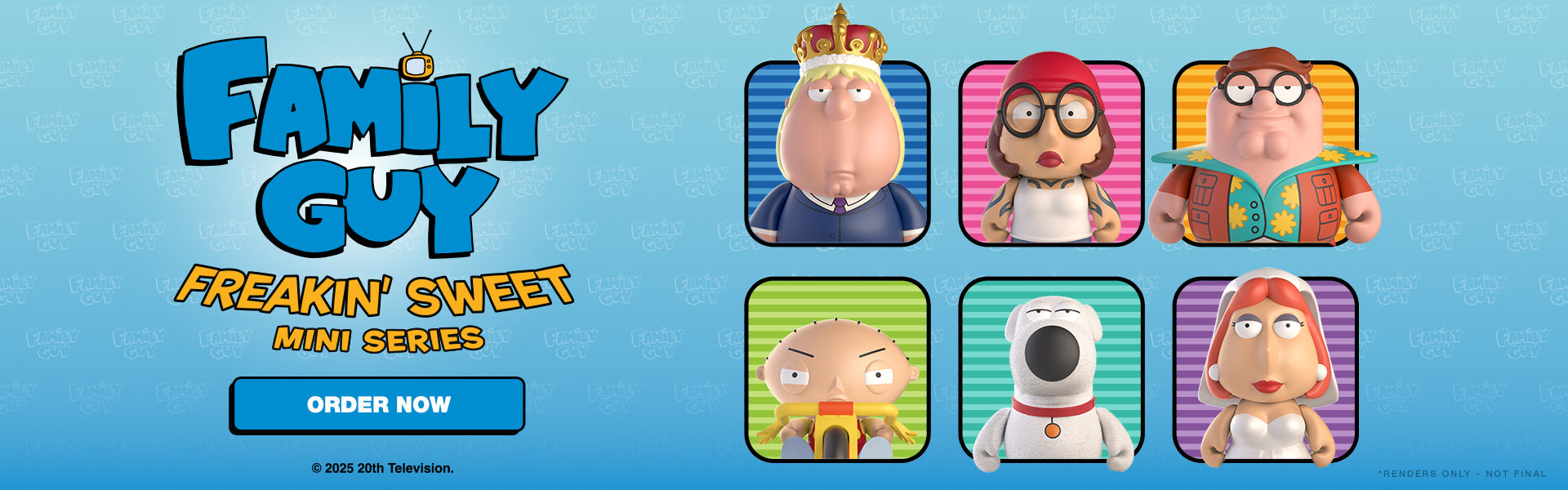 Family Guy: Freakin' Sweet 3” Vinyl Mini Figure Blind Box Series - Kidrobot