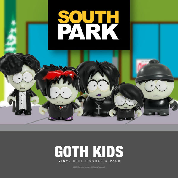 South Park Goth Kids Vinyl Mini Figures 5-Pack | Kidrobot