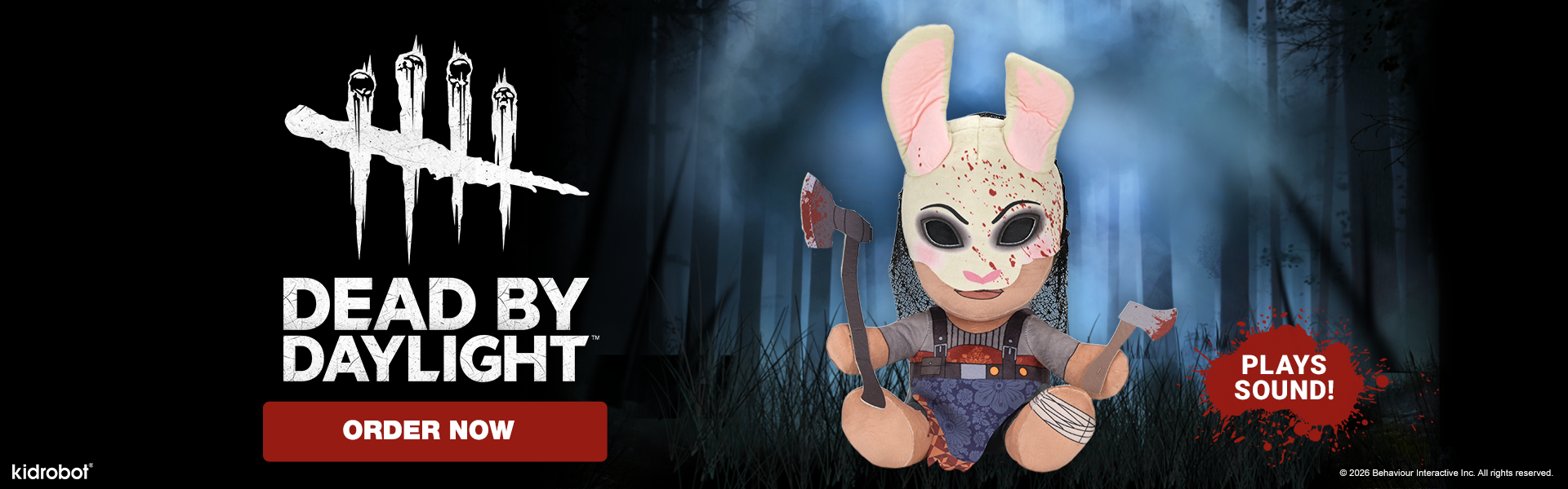 Dead by Daylight - The Huntress Large Plush with Sound on Kidrobot.com