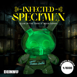 Infected Specimen Dunny 8” Glow-in-the-Dark Resin Art Figure (Limited