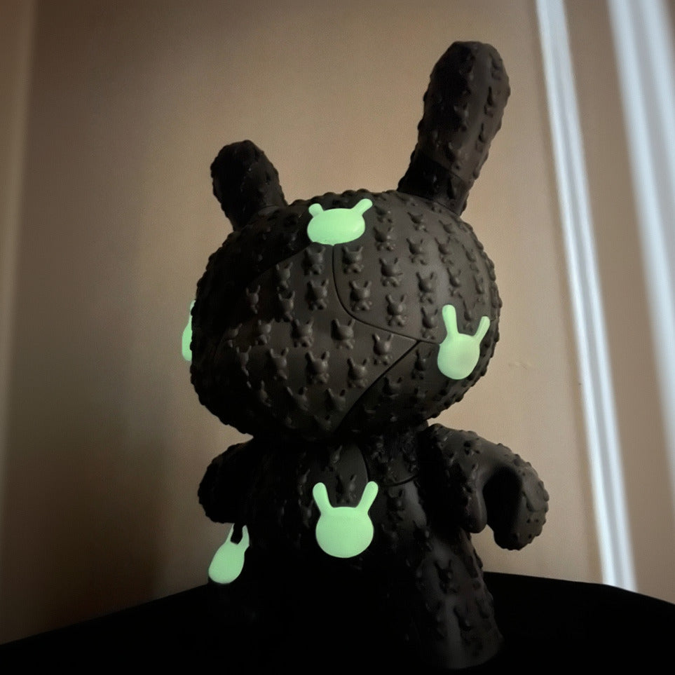 Kidrobot x Locknesters Puzzle Dunny 20" Glow-in-the-Dark Art Figure - Monochrome Edition (Limited Edition of 20) - Kidrobot.com Exclusive