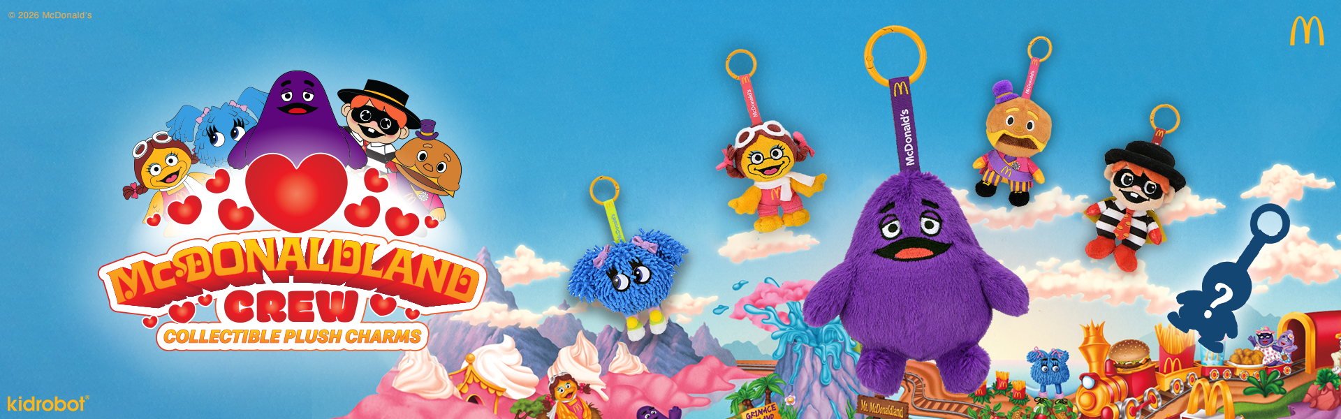 McDonald's - Collectible Plush Charms on Kidrobot.com