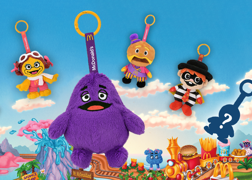 McDonalds Plush Charms