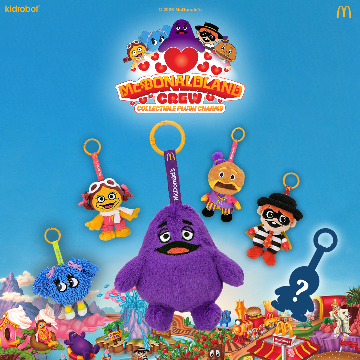 McDonald's - Collectible Plush Charms on Kidrobot.com