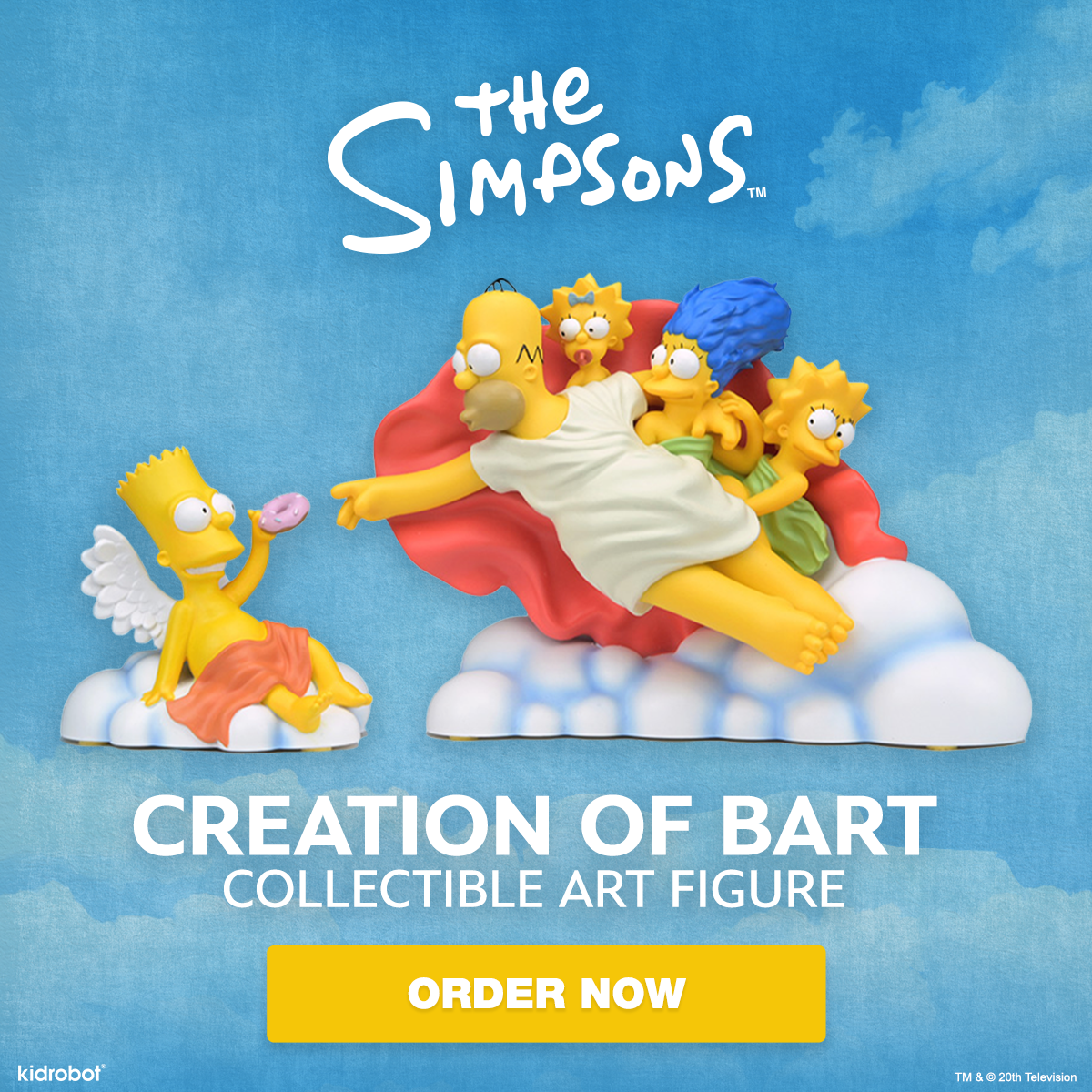 The Simpsons - The Creation of Bart Art Figure Set on Kidrobot.com