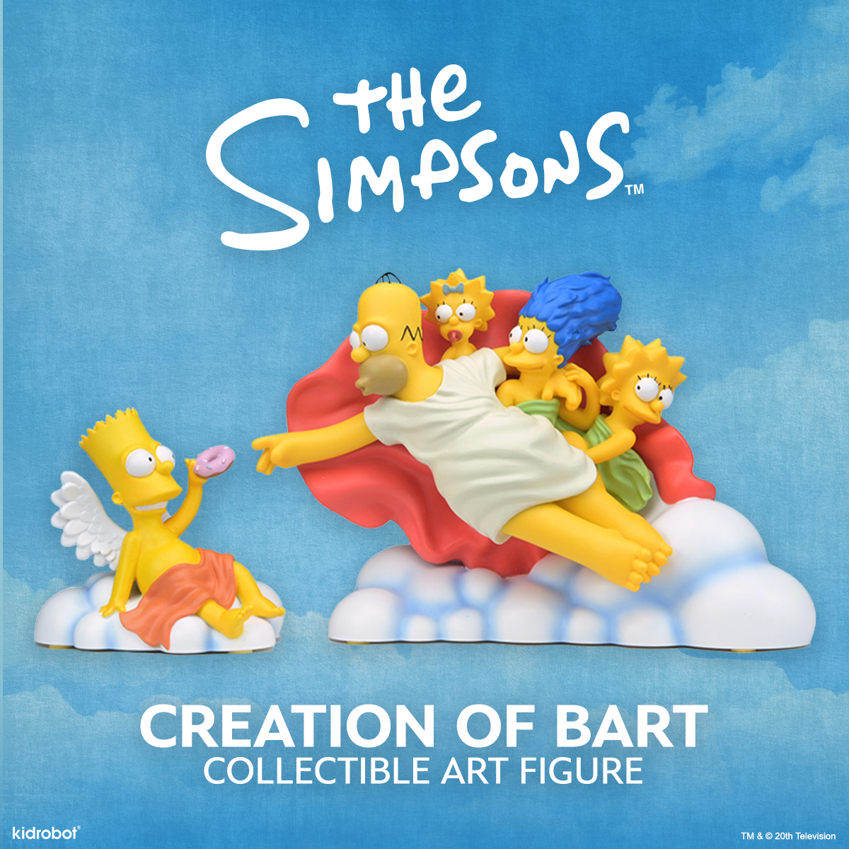 The Simpsons - The Creation of Bart Art Figure Set on Kidrobot.com