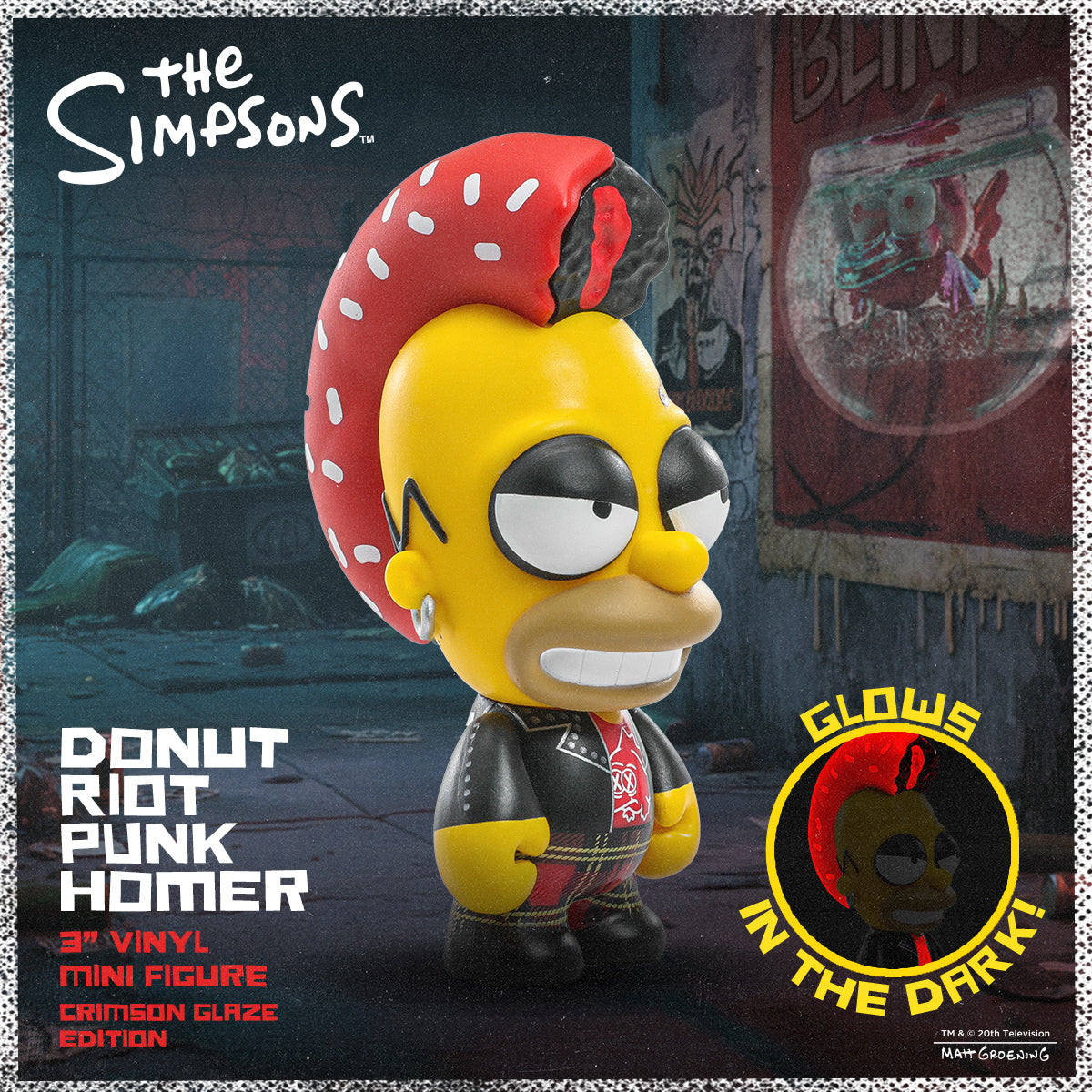 The Simpsons - Donut Riot Punk Homer 3