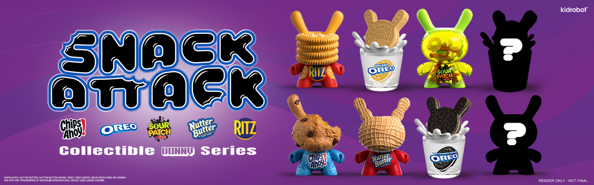 Snack Attack Dunny Blind Box Mini Figure Series on Kidrobot.com