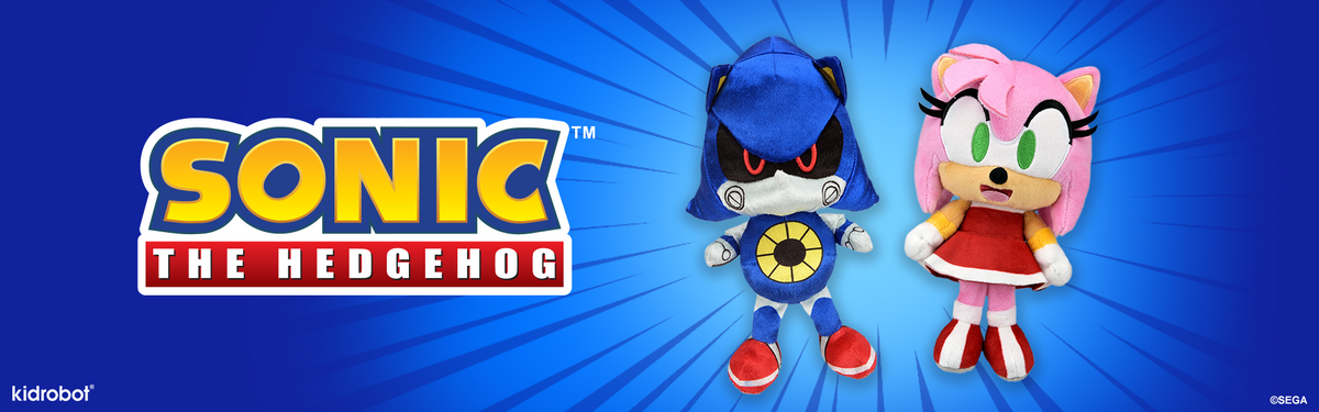 Sonic the Hedgehog - Metal Sonic & Amy Rose Phunny Plush Bundle on Kidrobot.com