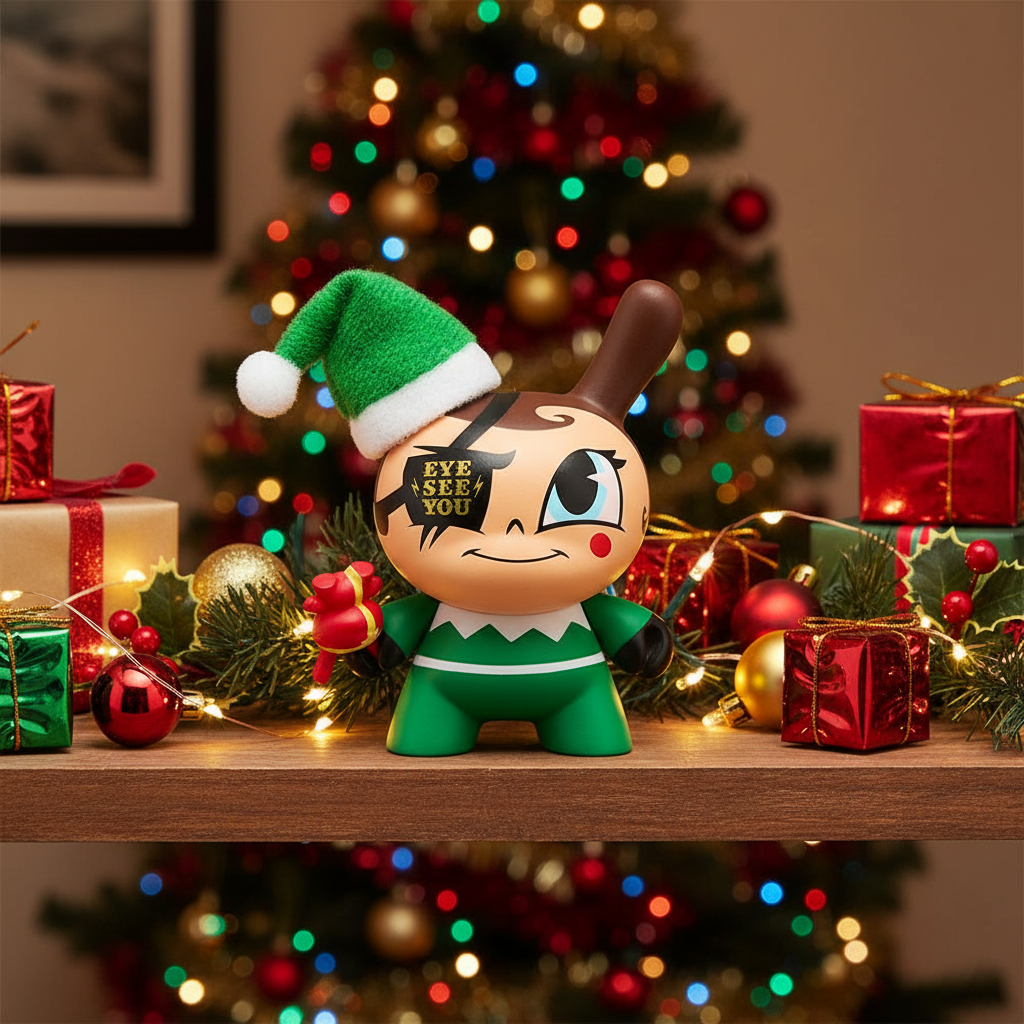 Go Elf Yourself 3" Holiday Dunny - Nice Edition