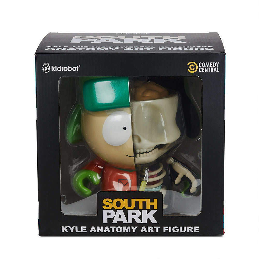 2023 CON EXCLUSIVE: South Park Anatomy Kyle 8" Vinyl Figure - Glow-in-the-Dark Edition (Limited Edition of 300) - Kidrobot