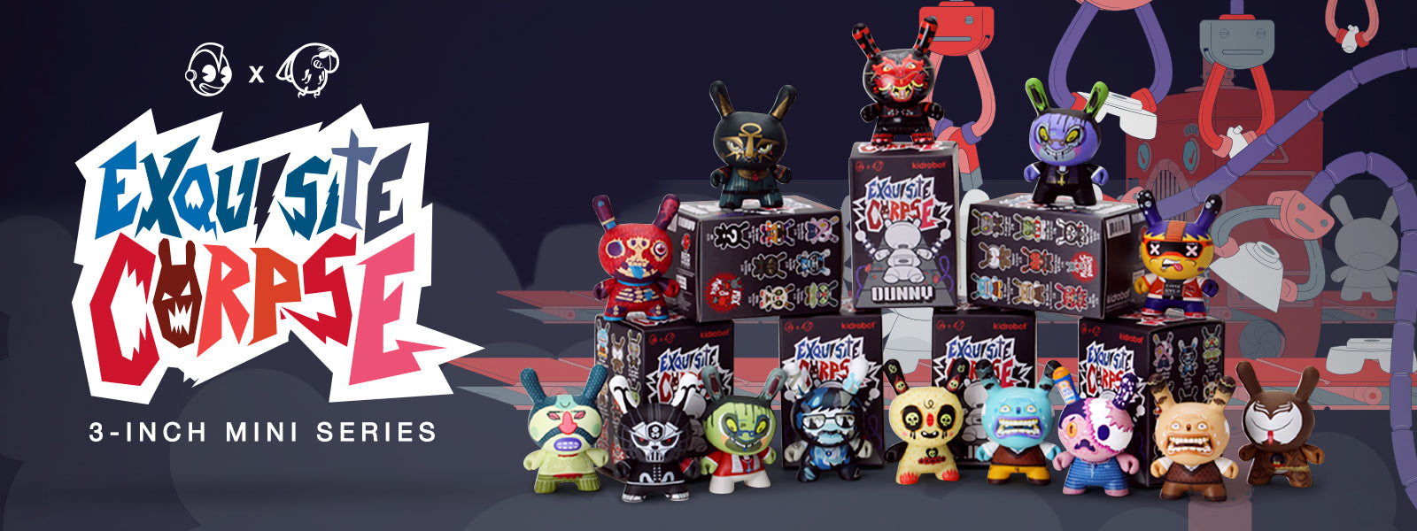 Kidrobot Exquisite Corpse Dunny Series
