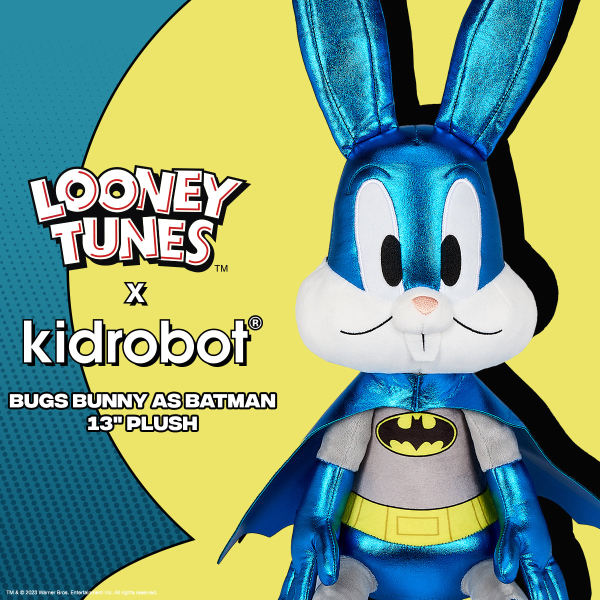 Looney Tunes - Bugs Bunny as Batman 13" Plush - Kidrobot
