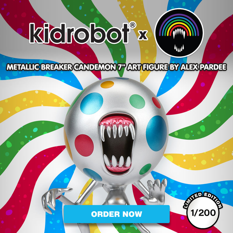 Metallic Breaker Candemon Art Figure by Alex Pardee – Kidrobot.com Exclusive – Limited Edition of 200