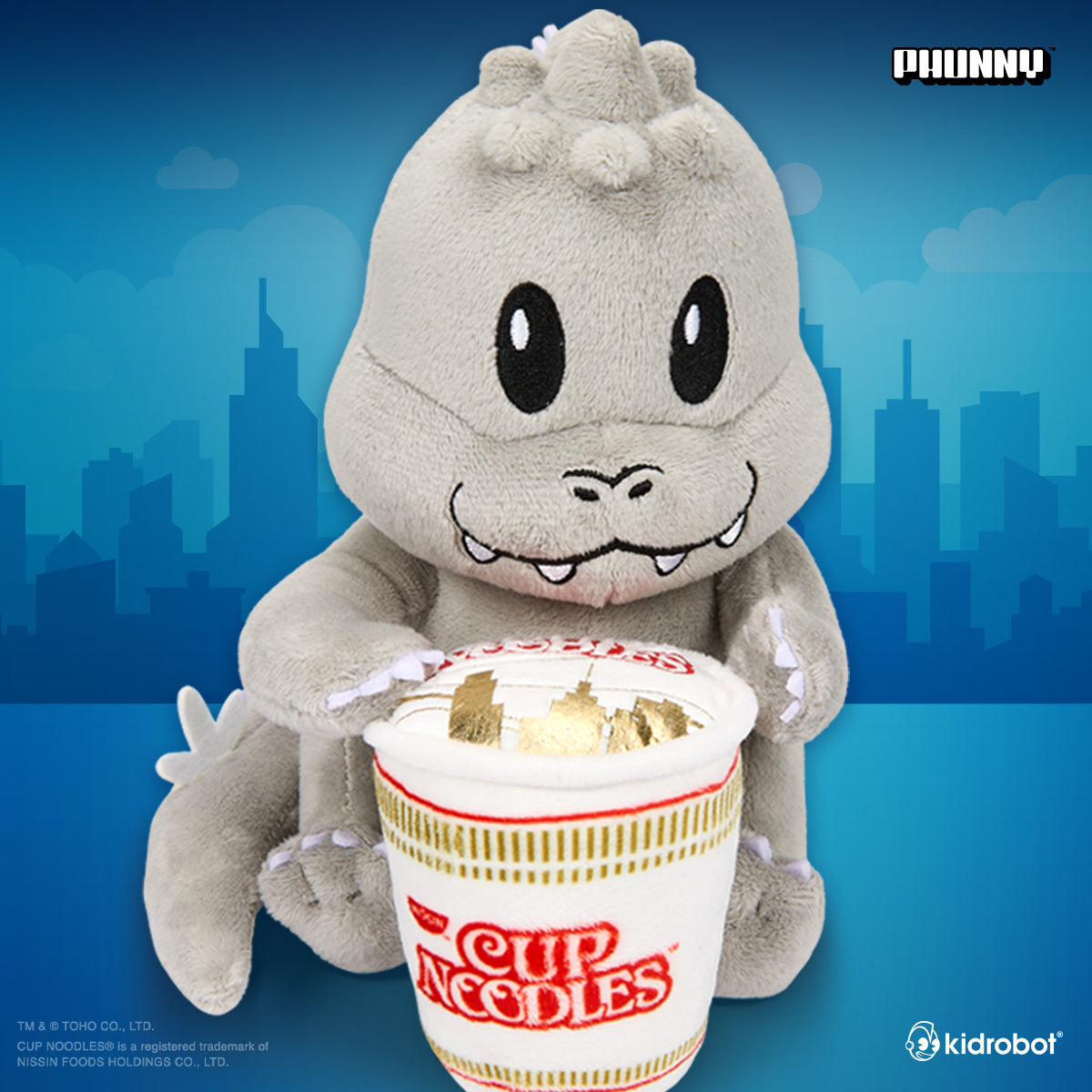 Nissin® Cup Noodles® x Godzilla Phunny Plush - Kidrobot