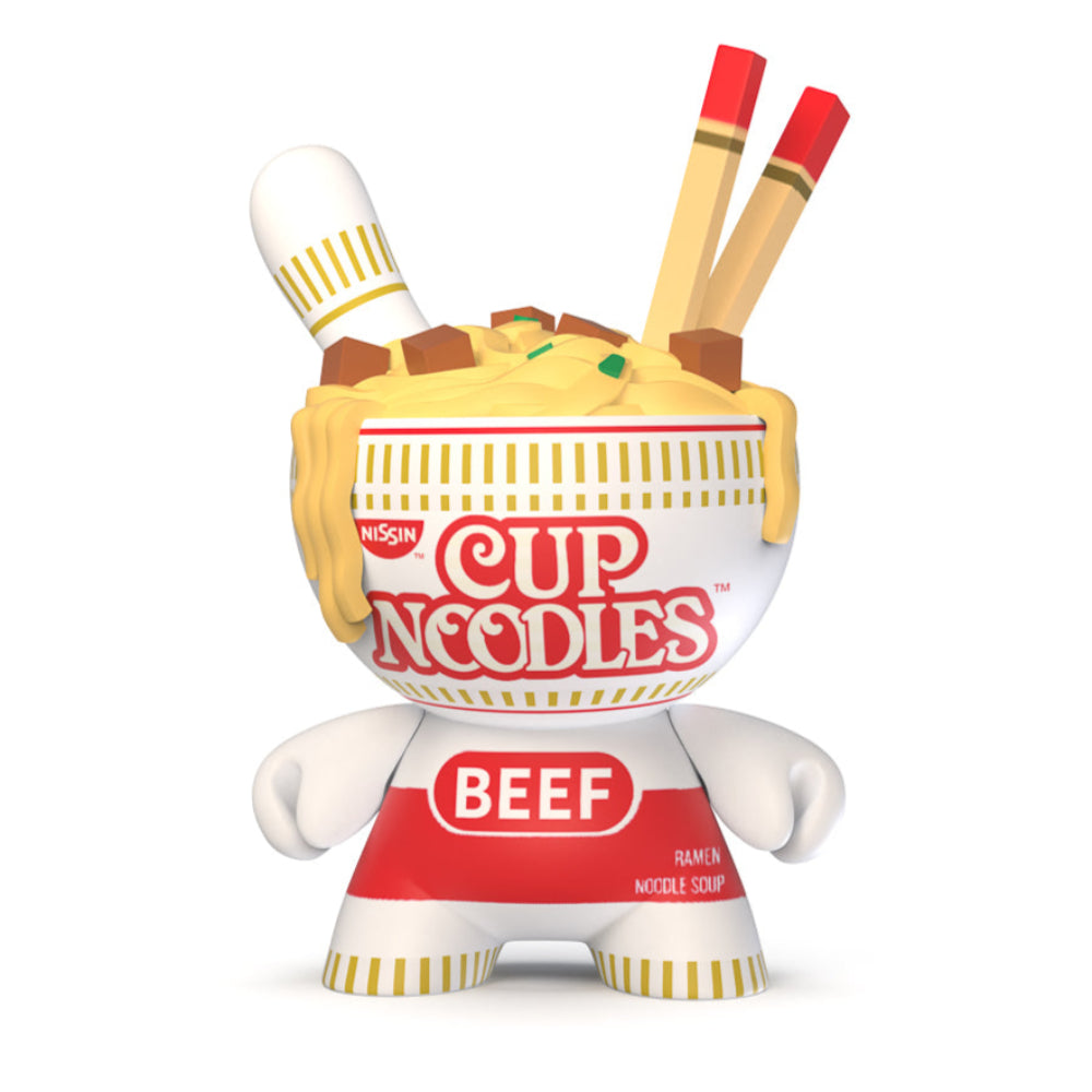 Nissin® x Kidrobot - Cup Noodles® Beef 8" Dunny Art Figure - Kidrobot