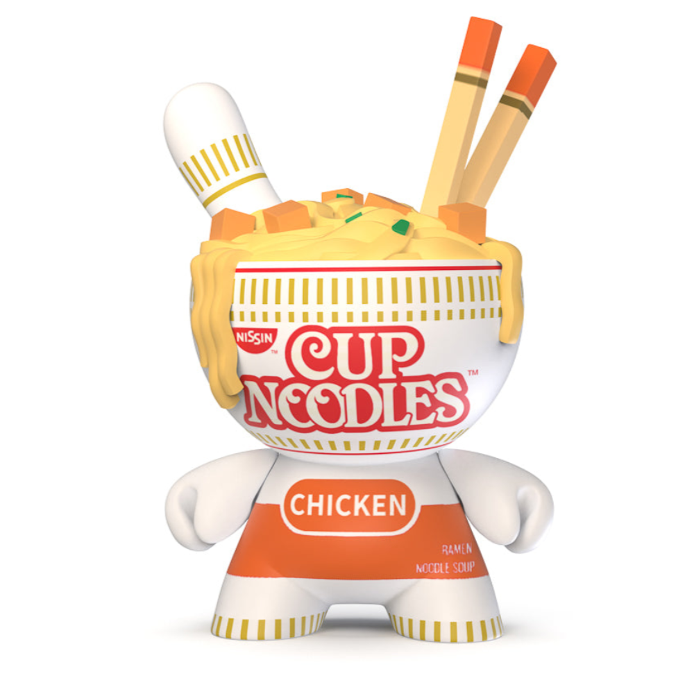 Nissin® x Kidrobot - Cup Noodles® Chicken 8" Dunny Art Figure (Limited Edition) (PRE-ORDER) - Kidrobot