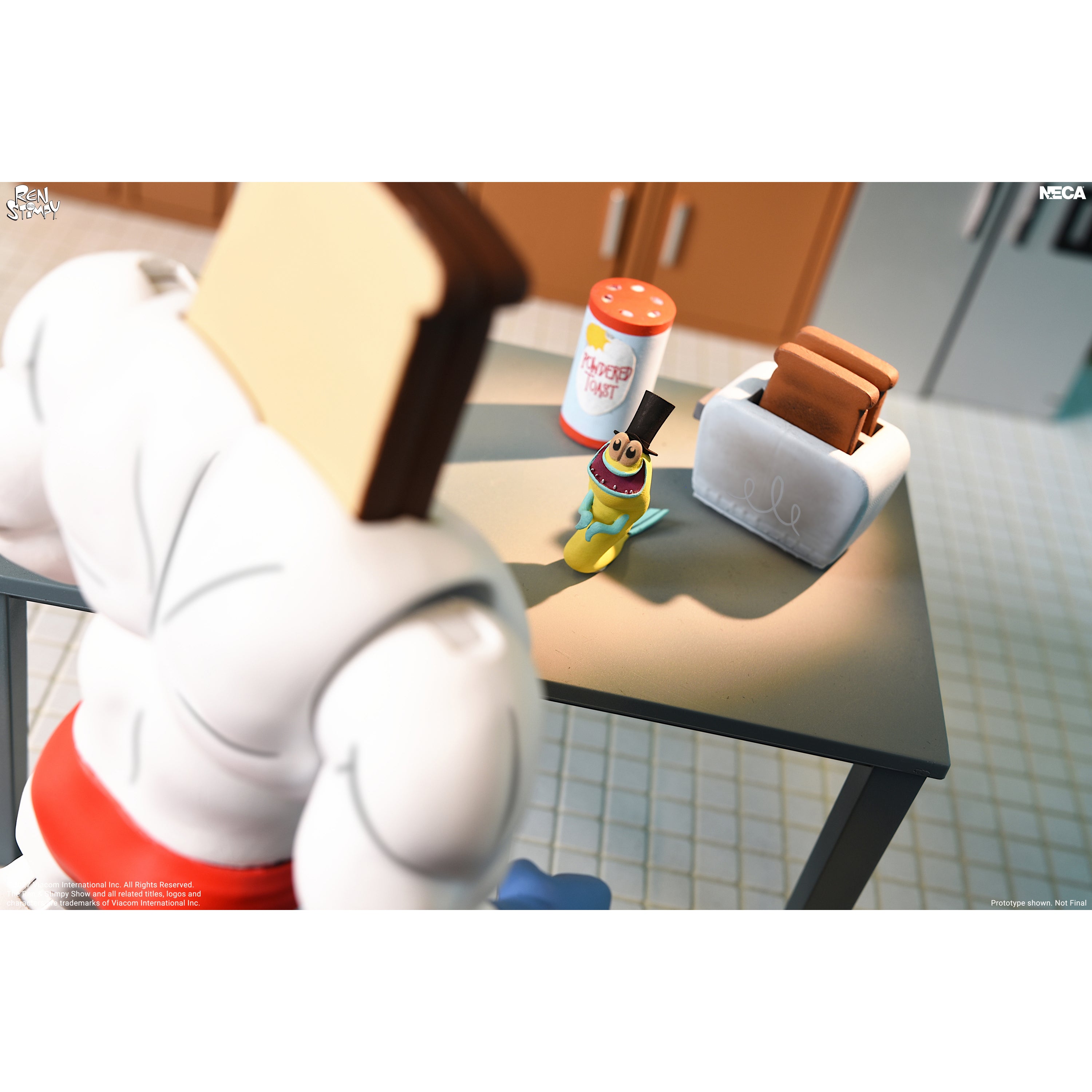The Ren & Stimpy Show - Ultimate Powdered Toast Man 7" Scale Action Figure by NECA on Kidrobot.com