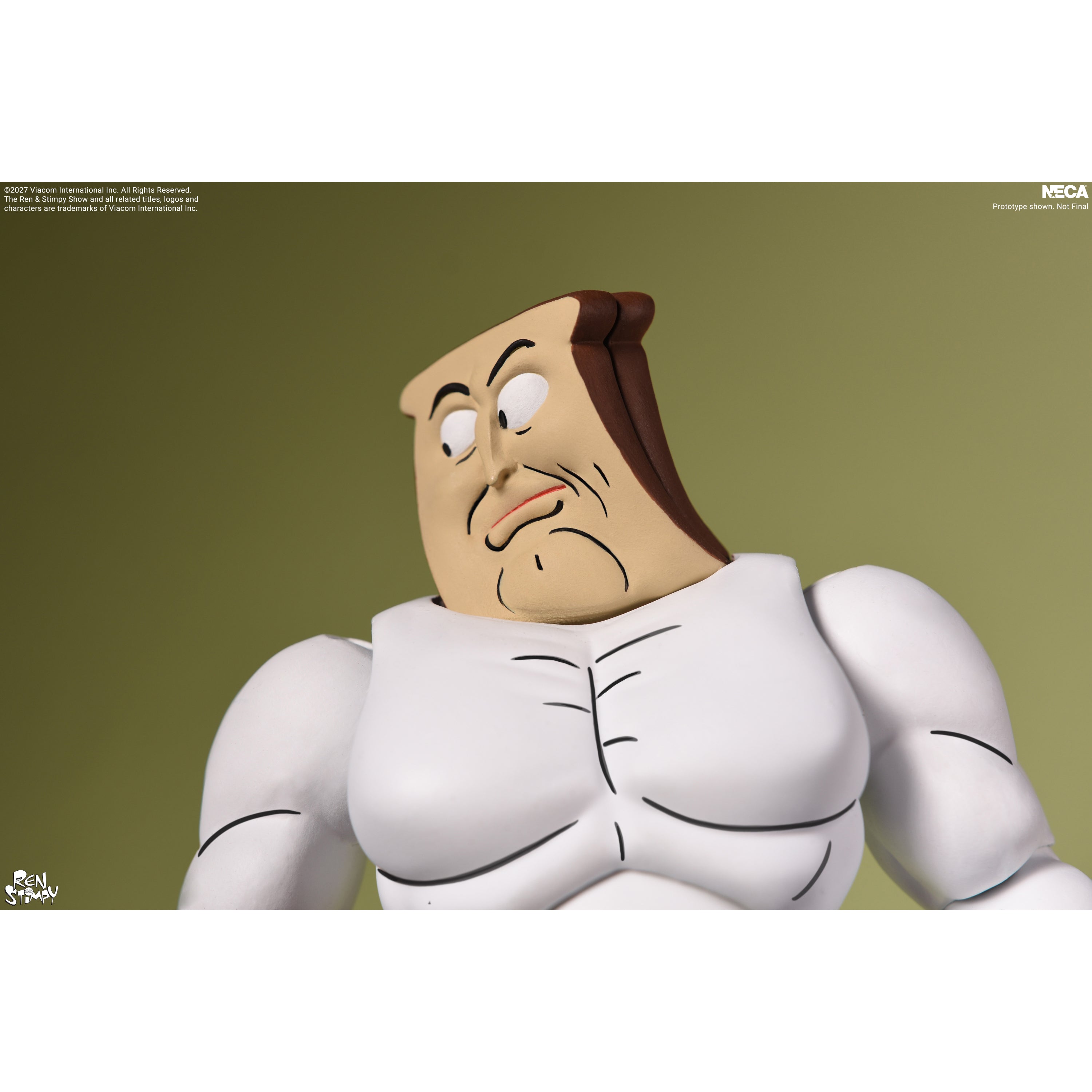 The Ren & Stimpy Show - Ultimate Powdered Toast Man 7" Scale Action Figure by NECA on Kidrobot.com