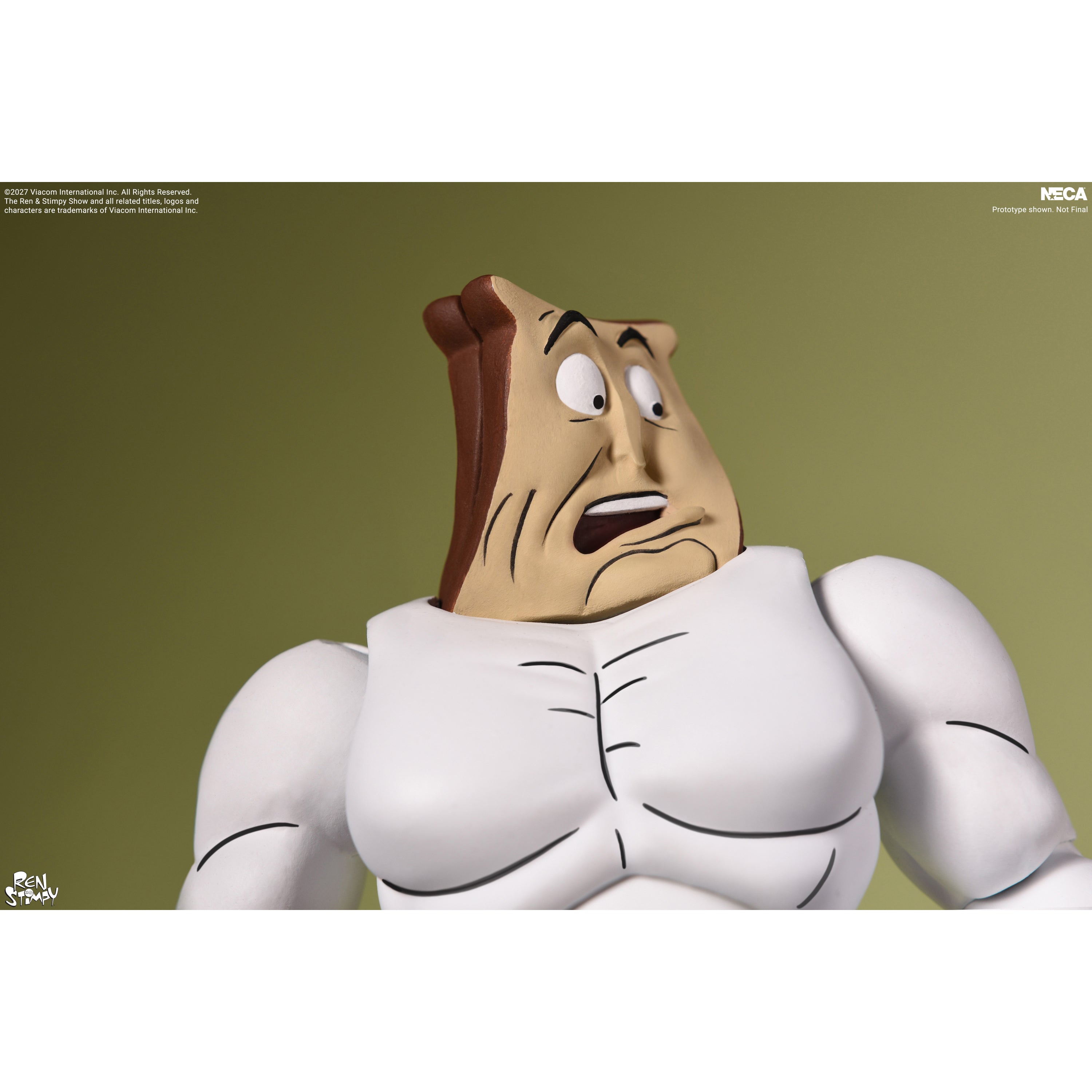 The Ren & Stimpy Show - Ultimate Powdered Toast Man 7" Scale Action Figure by NECA on Kidrobot.com