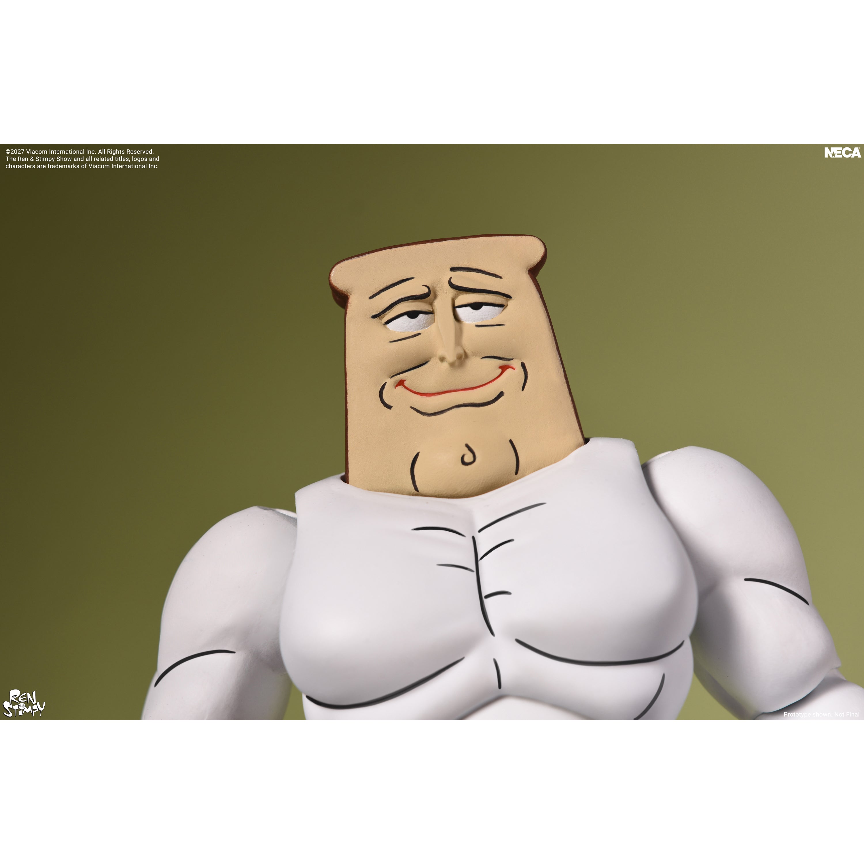 The Ren & Stimpy Show - Ultimate Powdered Toast Man 7" Scale Action Figure by NECA on Kidrobot.com