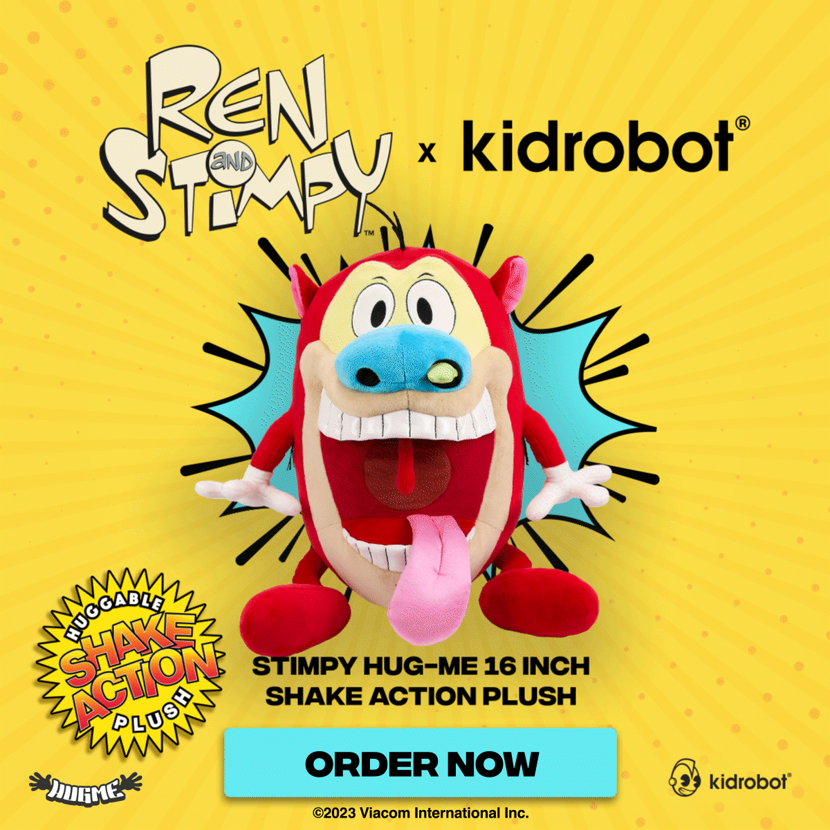 HugMe Plush with Shake Action Pop Culture Stuffed Collectibles | Kidrobot