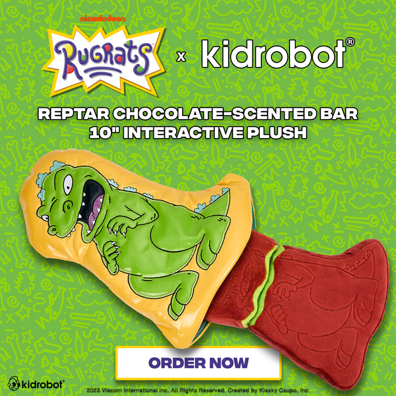 Rugrats Reptar Chocolate-Scented Bar 10" Interactive Plush