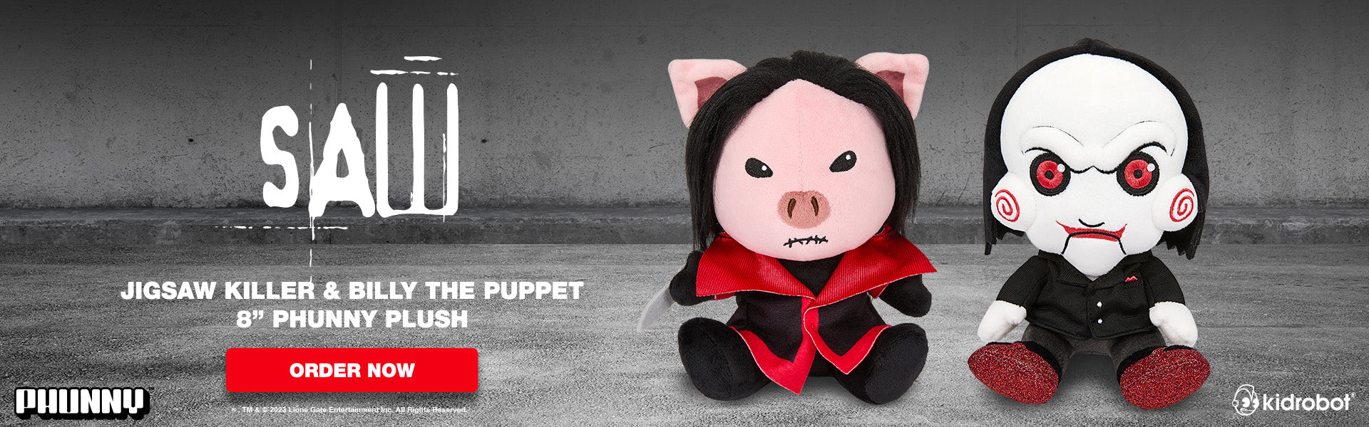 Saw: Jigsaw and Billy Plush
