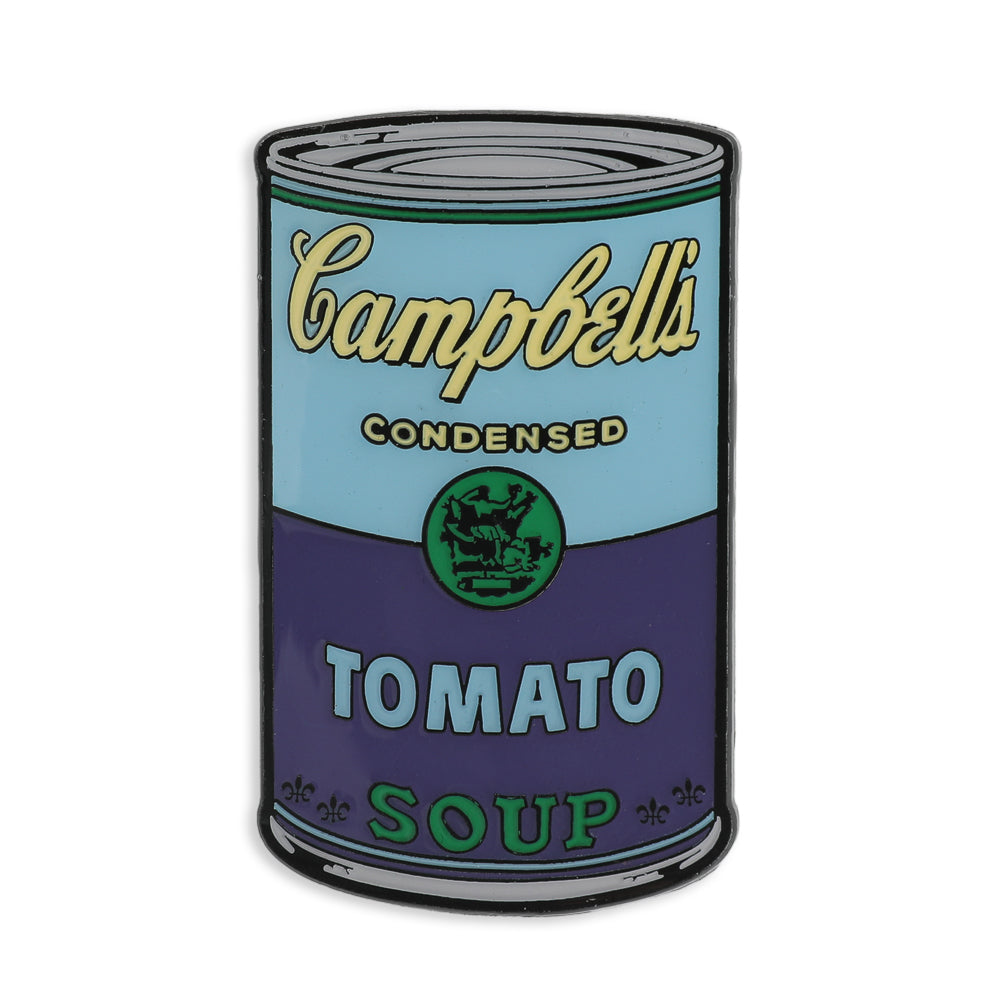 Andy Warhol Deluxe Enamel Pin by Kidrobot featuring a banana design with a swivel peel, detailed and colorful collectible pin.
