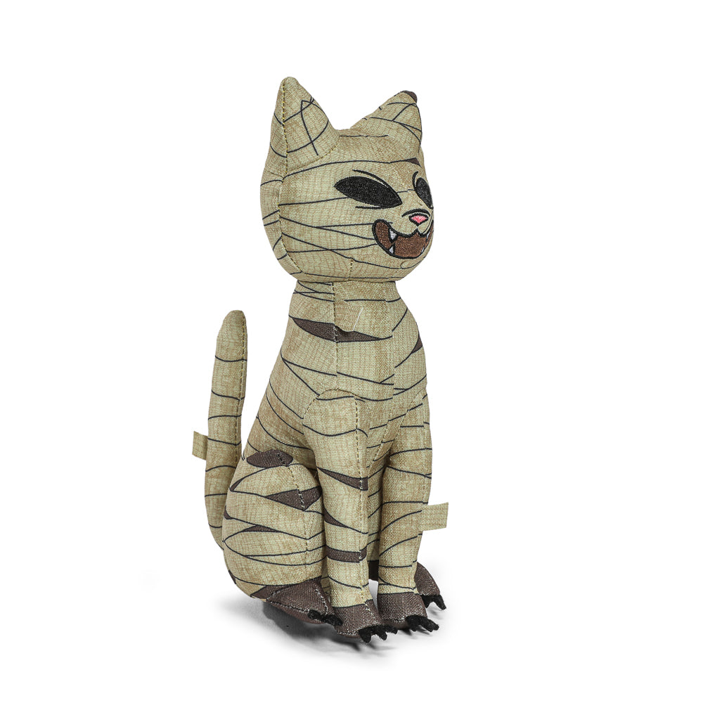 Beetlejuice Mummified Cat Phunny Plush toy, soft stuffed plush with mummified cat design, by Beetlejuice brand.