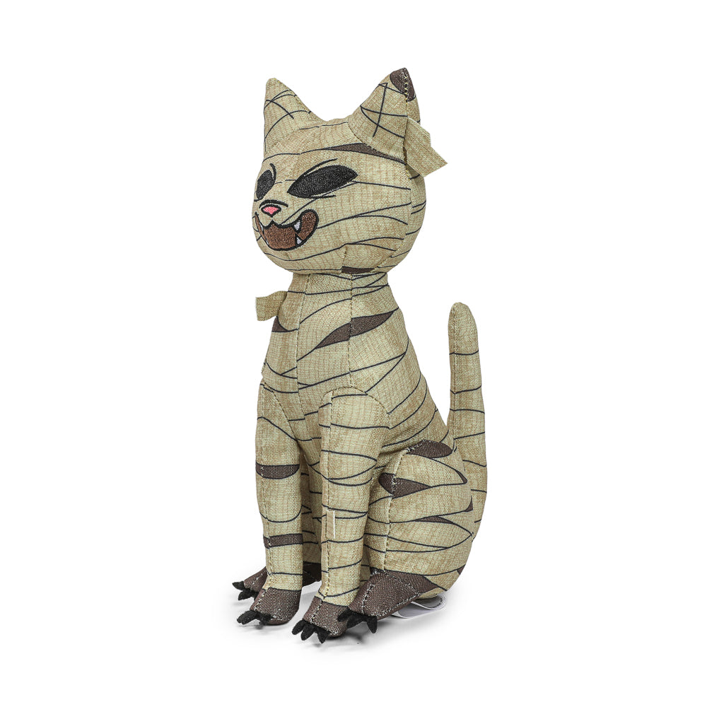 Beetlejuice Mummified Cat Phunny Plush toy from Beetlejuice, featuring a soft, mummified cat plush with a spooky, humorous design.