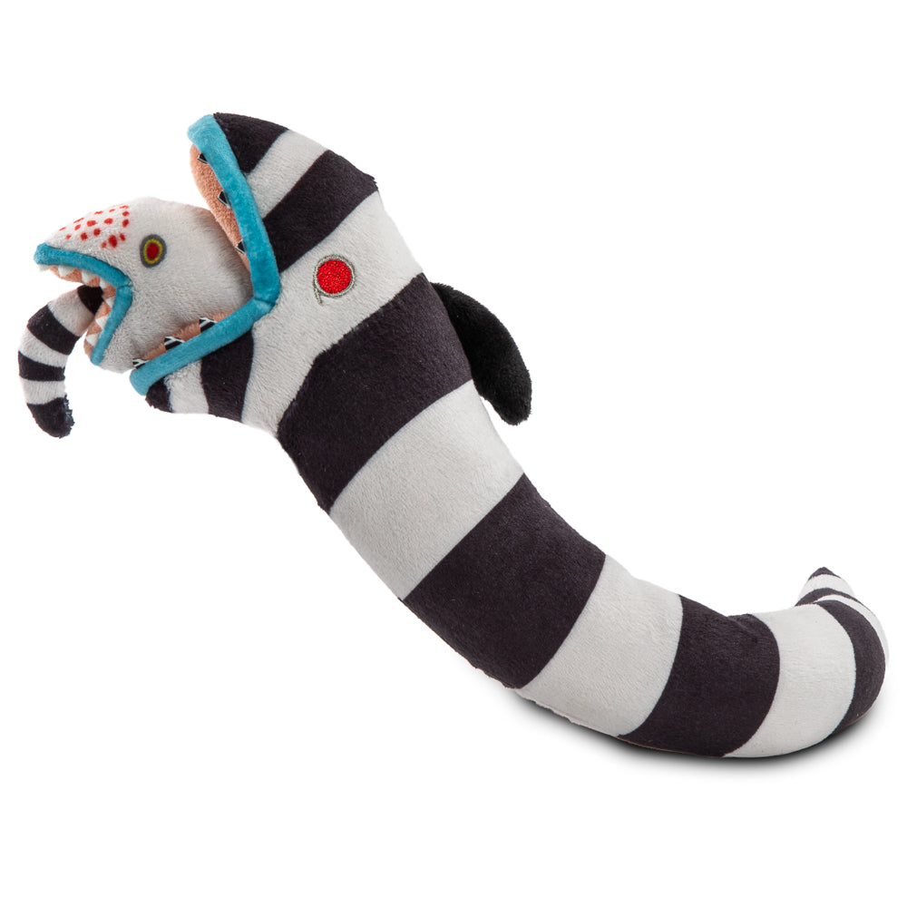 Set of four Beetlejuice Sandworm Phunny plush toys from Beetlejuice, soft and collectible character plushies for fans.