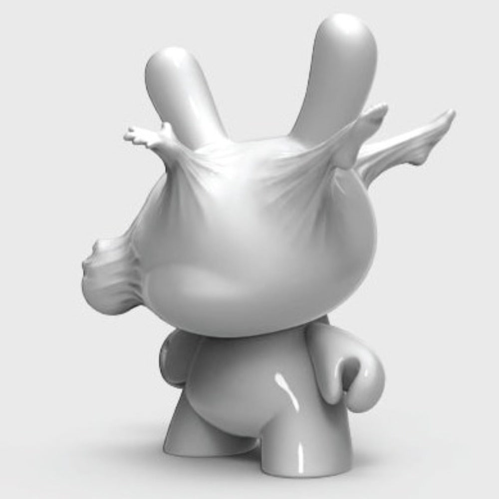 8-inch Breaking Free resin Dunny by WHATSHISNAME, featuring a detailed design with dynamic pose and vibrant colors.