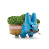 Chia Pet Smorkin’ Labbit in blue terracotta, limited edition of 800, featuring a playful Labbit character with chia plant details.