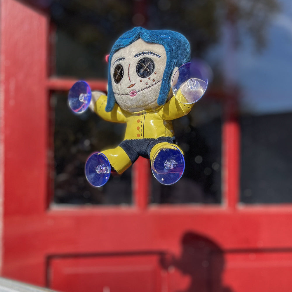 Coraline - Button-Eyed Coraline Plush Window Clinger | Kidrobot